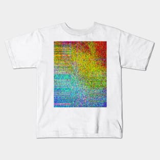 Rainbow Static Kids T-Shirt